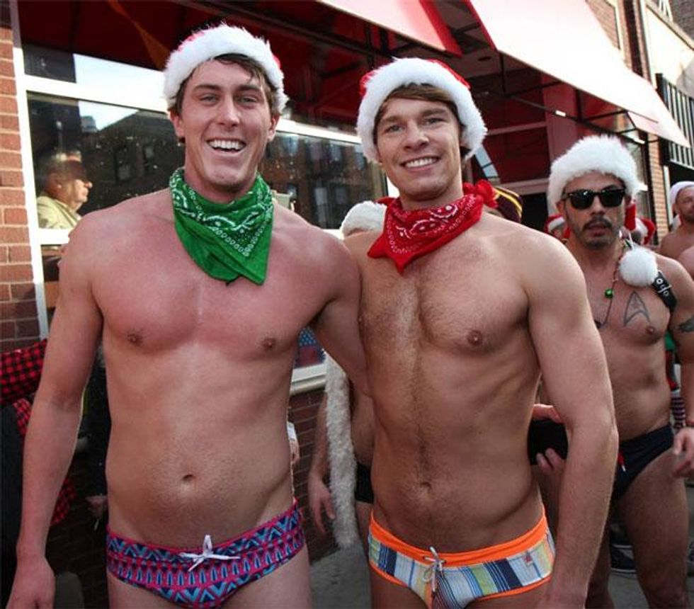 Sidetrack Speedo Santa Flashbacks