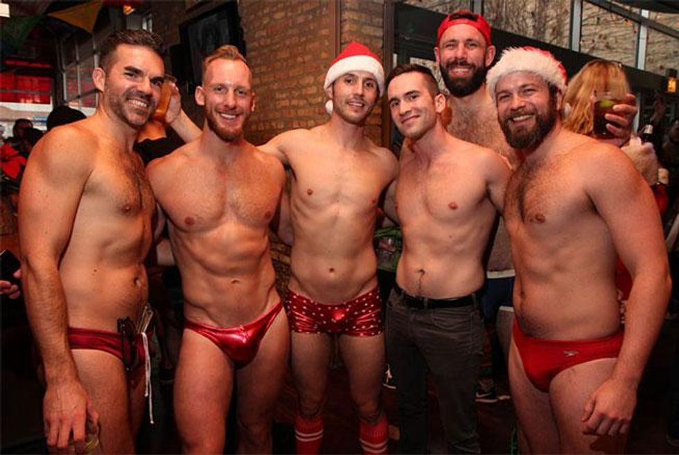Sidetrack Speedo Santa Flashbacks
