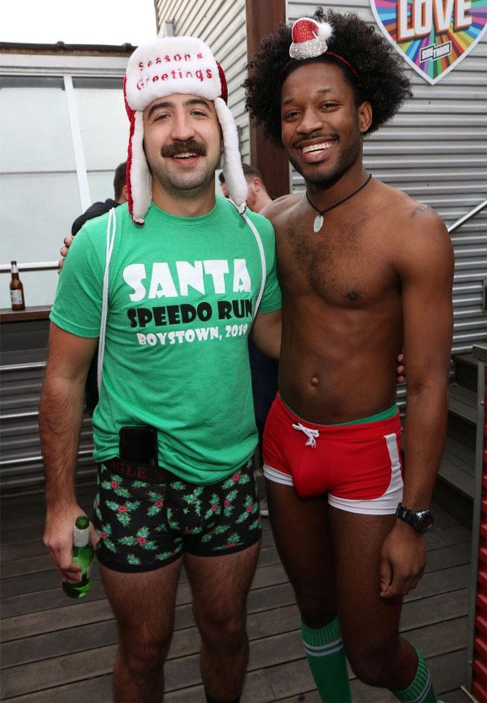 Sidetrack Speedo Santa Flashbacks