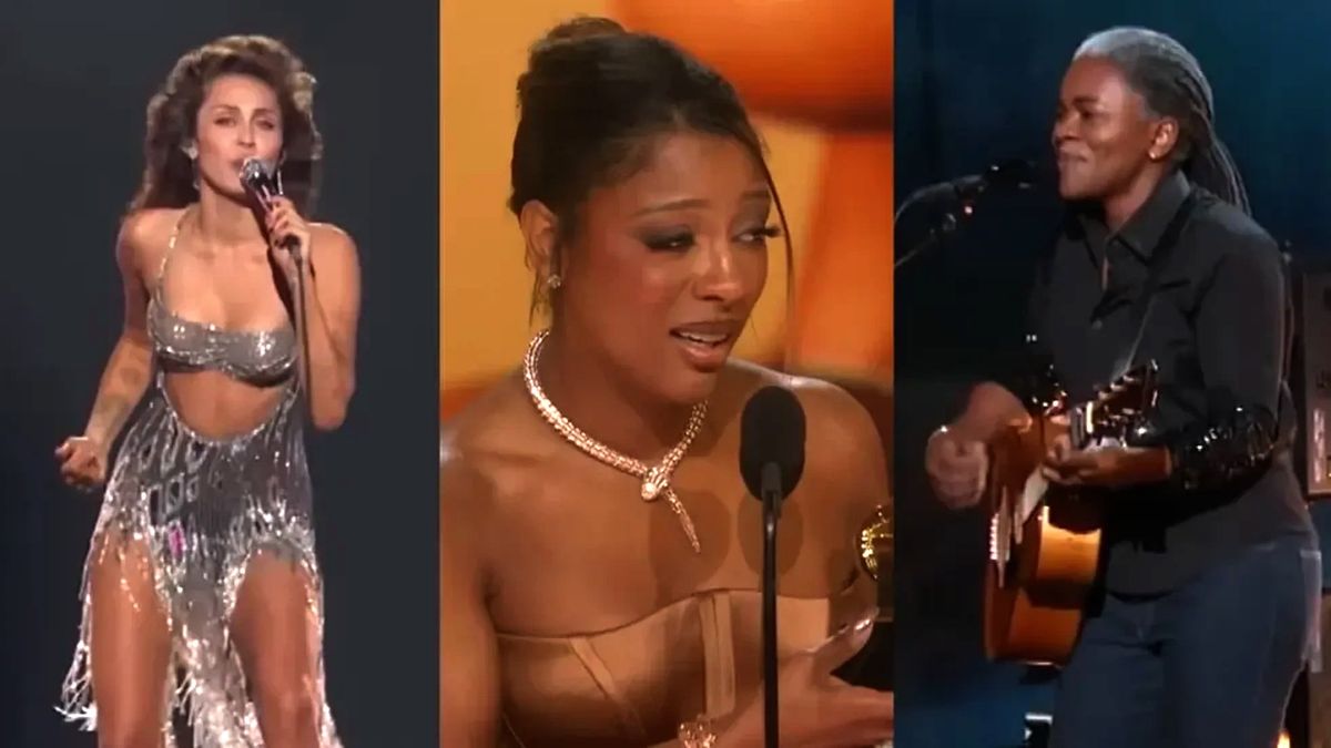 Singers Miley Cyrus Victoria Monet Tracy Chapman 2024 Grammy Awards