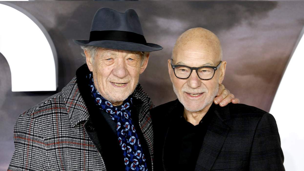 Sir Ian McKellen and Sir Patrick Stewart
