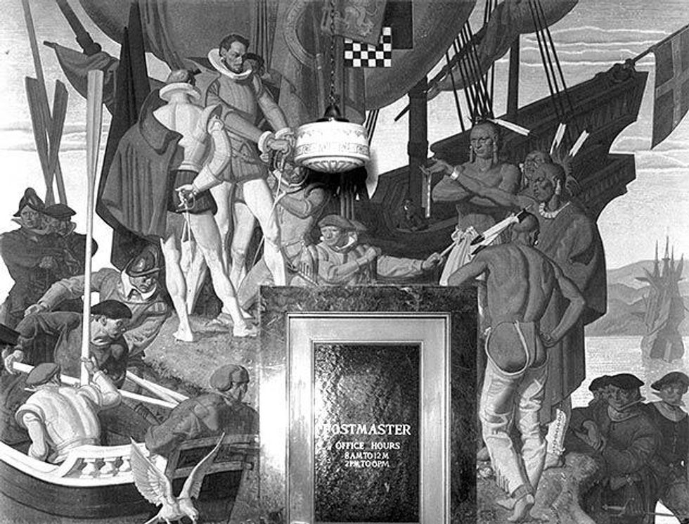 Sir-walter-raleigh-and-first-landing-on-the-north-carolina-shorex633_0