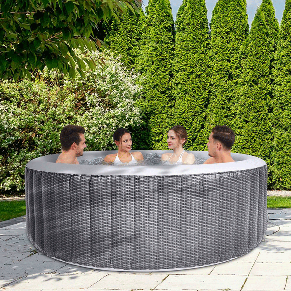 Six Person Inflatable Massaging Spa