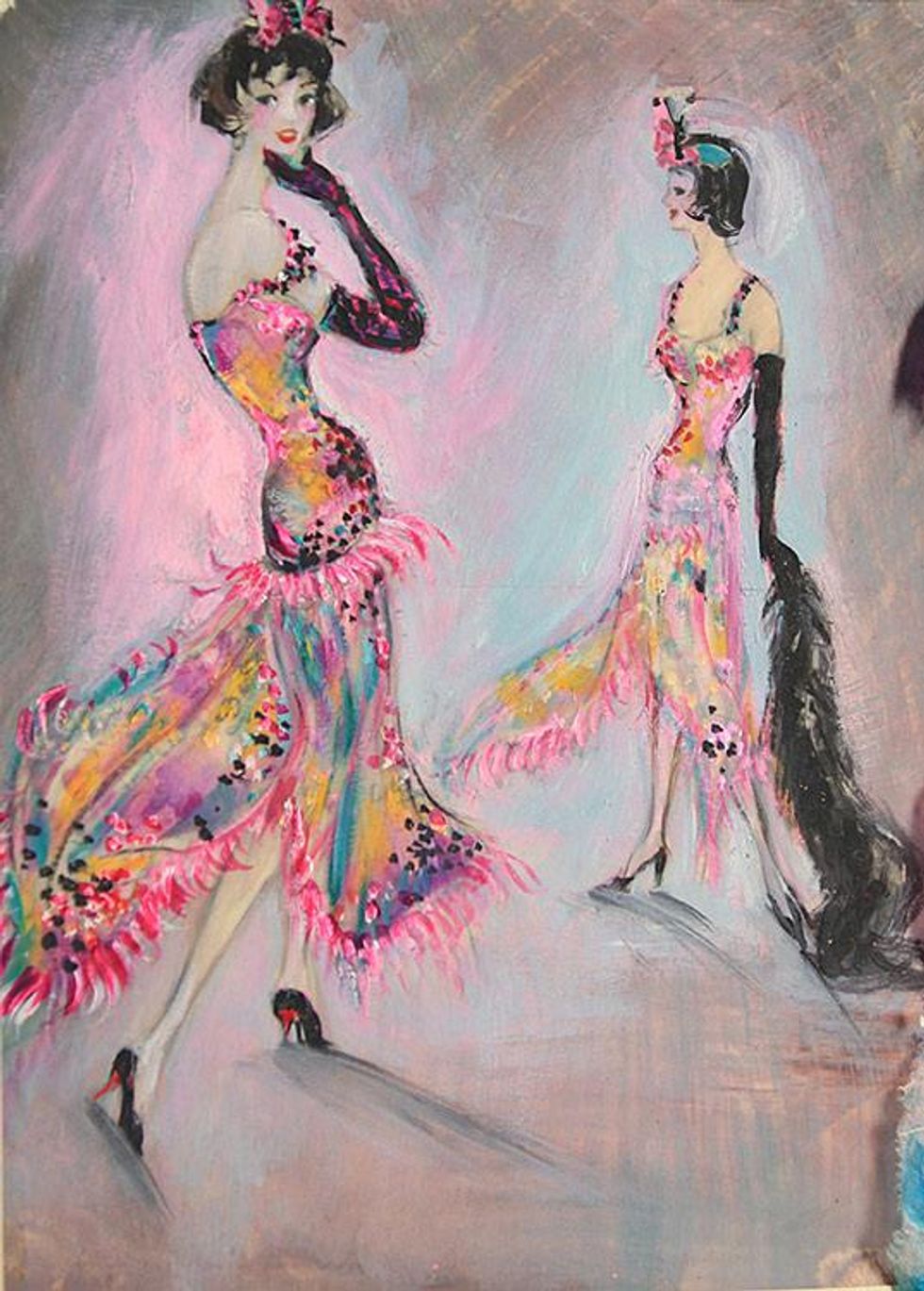 Sketches for Natalie Wood in Gypsy