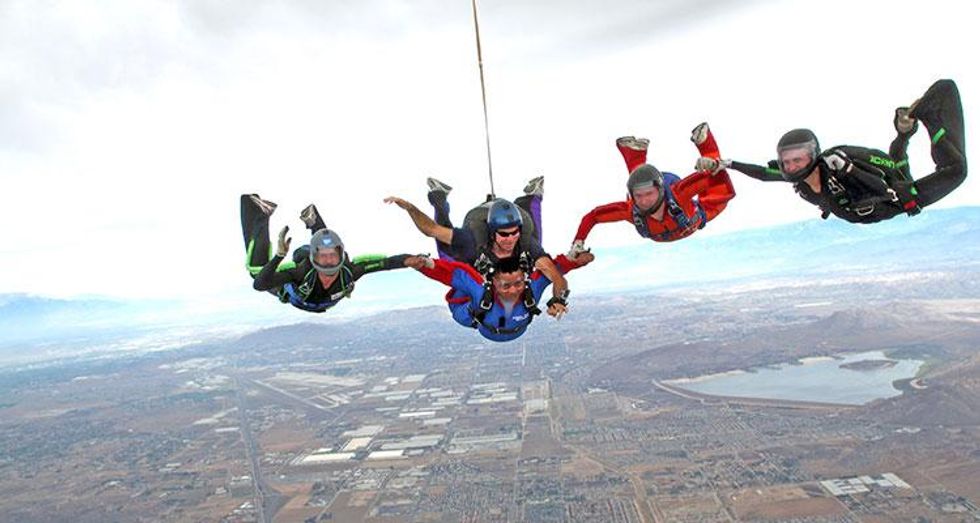 Skydiving