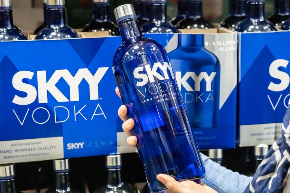 Skyy Vodka bottles and cases \u200b