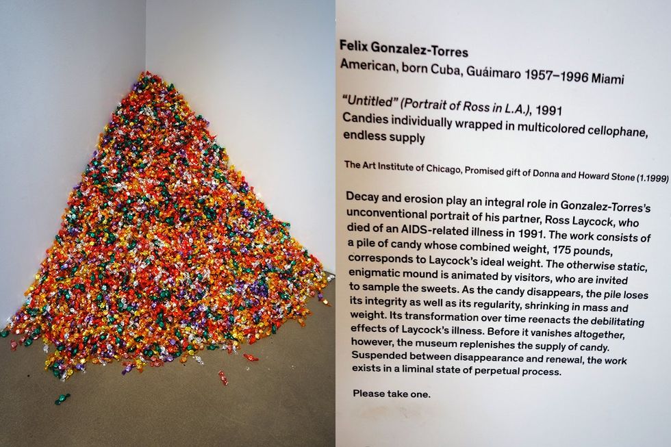 Smithsonian Candy exhibit AIDS masterpiece by Felix Gonz\u00e1lez-Torres