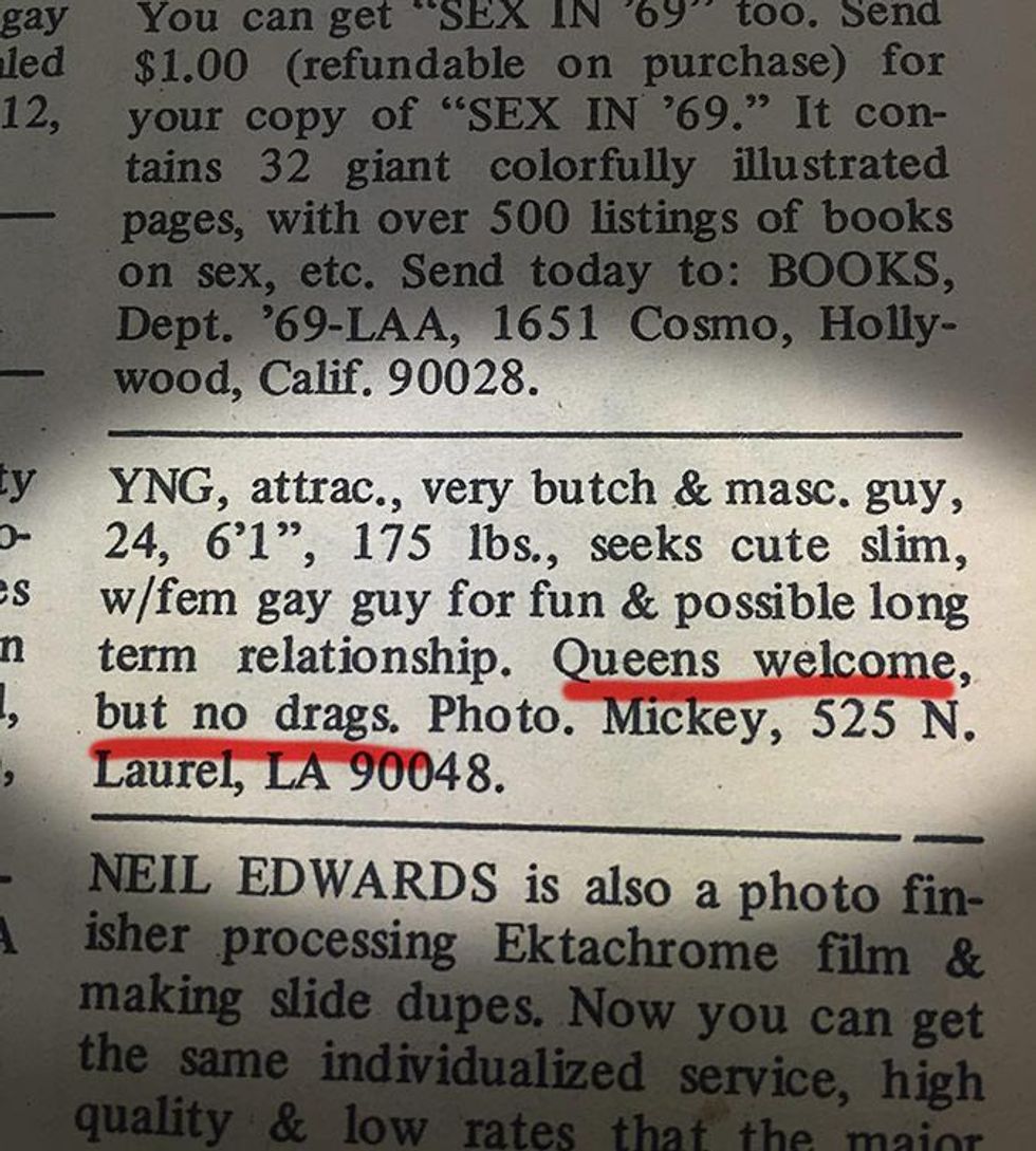 So that's where Gaga got it. May 1969