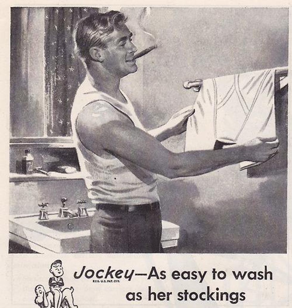 Sometimes I like to light up a cigar and wash my underwear at night. I try to be in the moment.