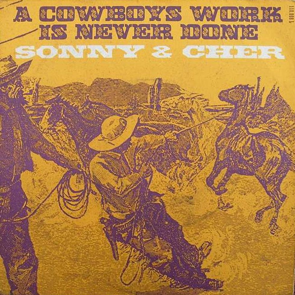 Sonny & Cher's "A Cowboy's Work Is Never Done" (April 1972)