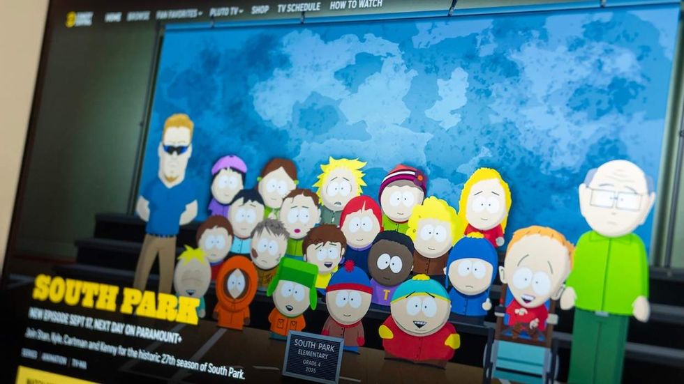 south park screen display