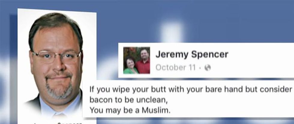 Spencer Facebook post