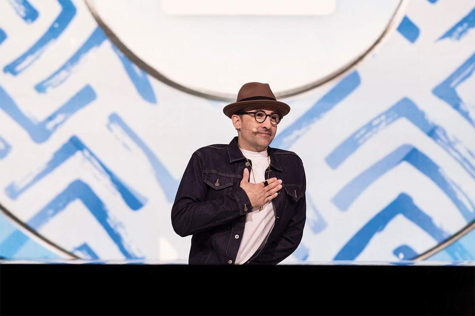 Spencer West at a speaking engagement