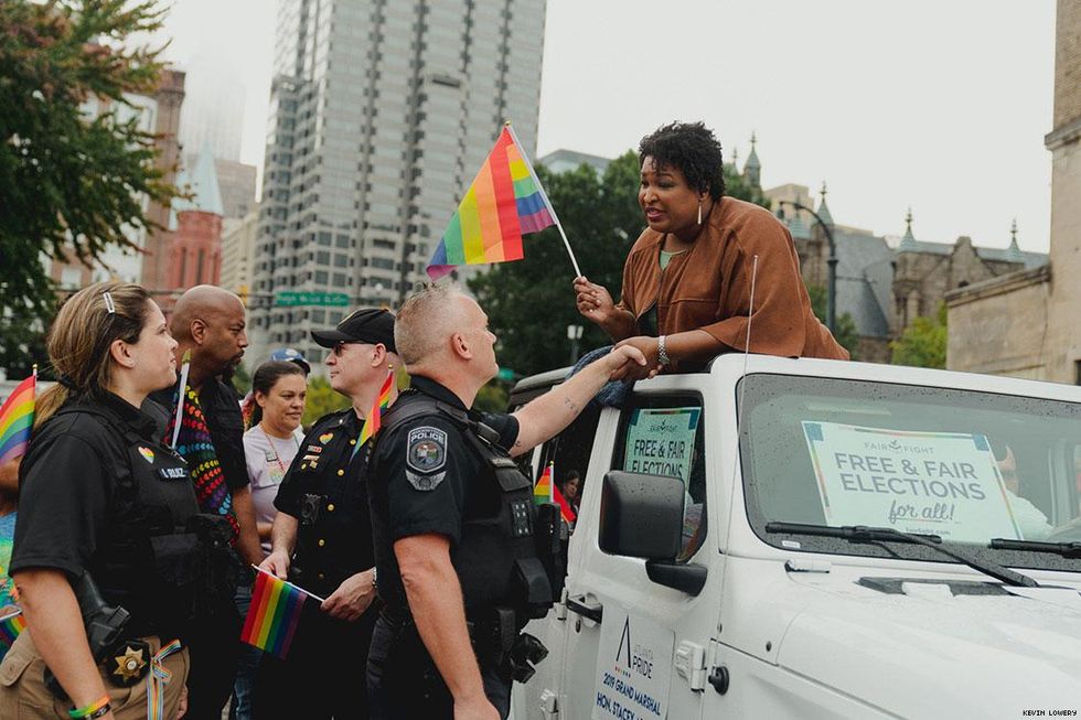 Stacey Abrams Atlanta Pride 2019