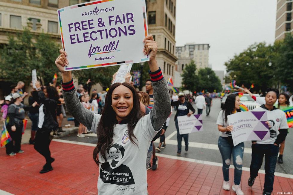 Stacey Abrams Atlanta Pride 2019