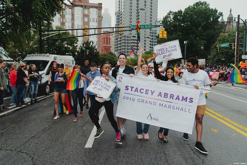 Stacey Abrams Atlanta Pride 2019