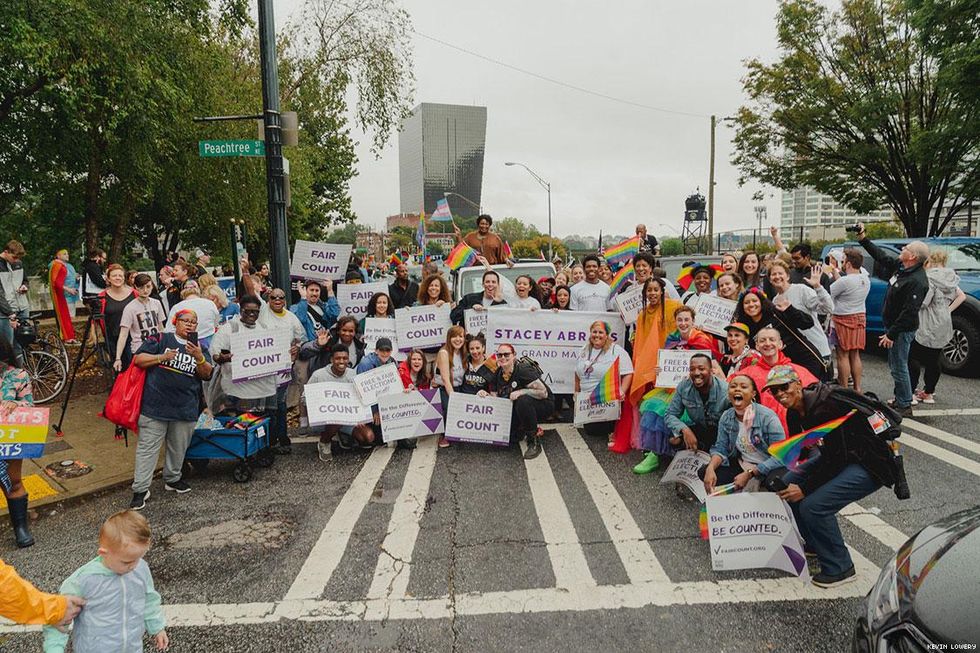 Stacey Abrams Atlanta Pride 2019