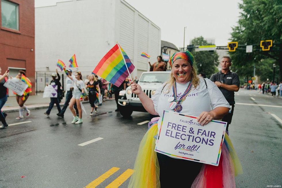Stacey Abrams Atlanta Pride 2019