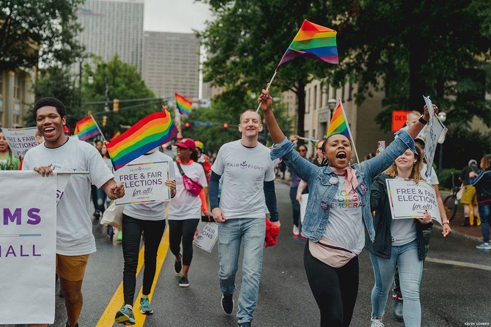 Stacey Abrams Atlanta Pride 2019