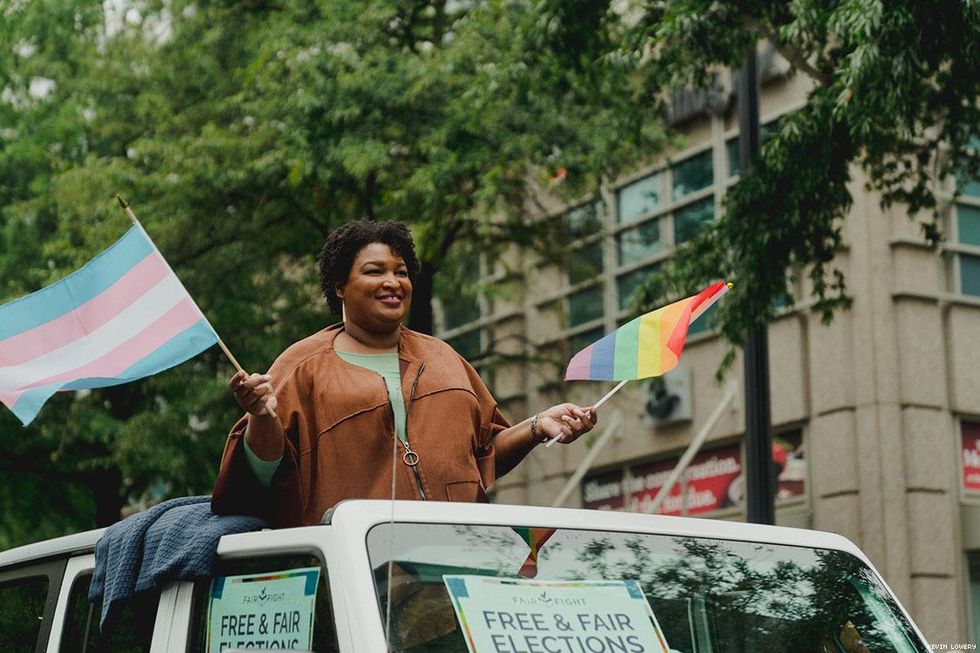 Stacey Abrams Atlanta Pride 2019