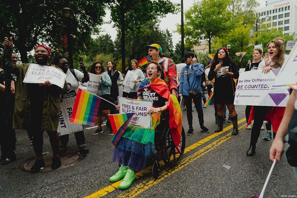 Stacey Abrams Atlanta Pride 2019