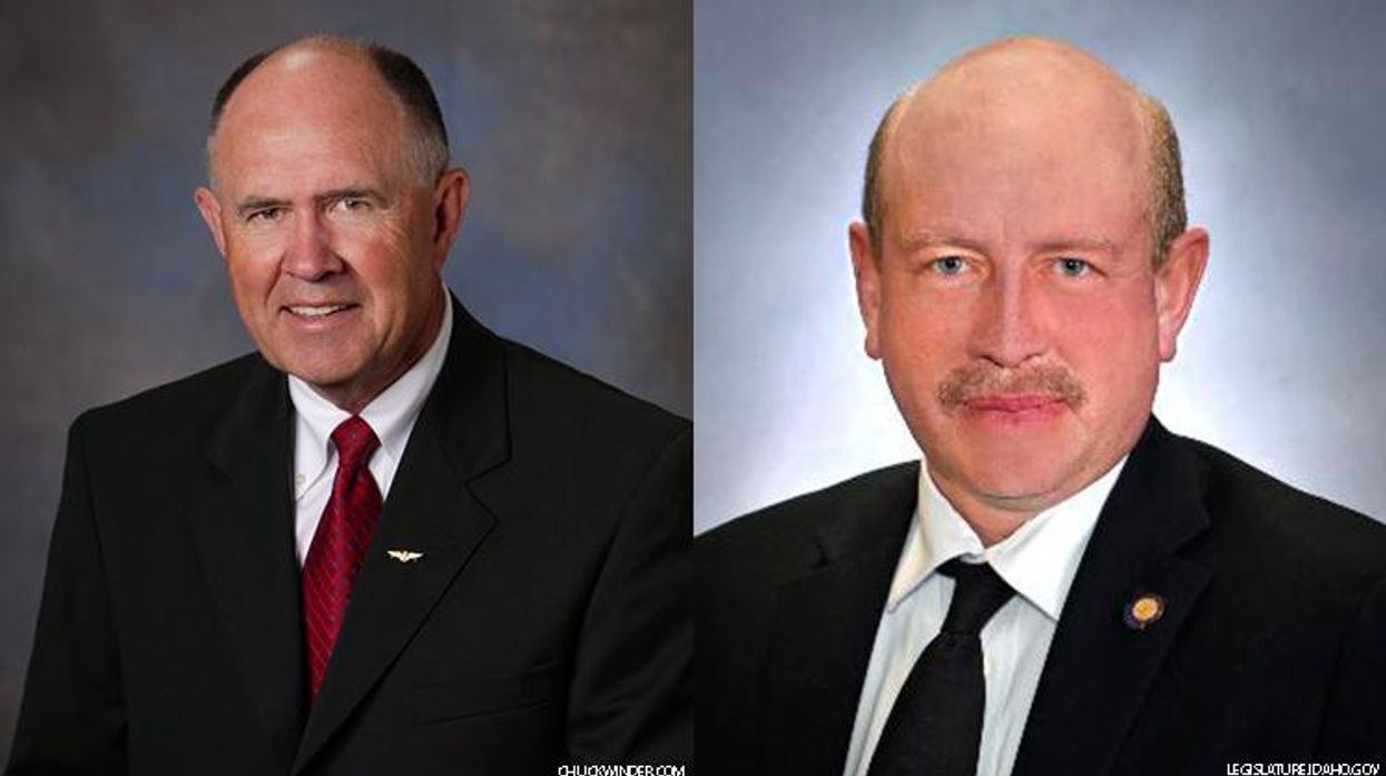 State Sens. Chuck Winder and Mark Harris