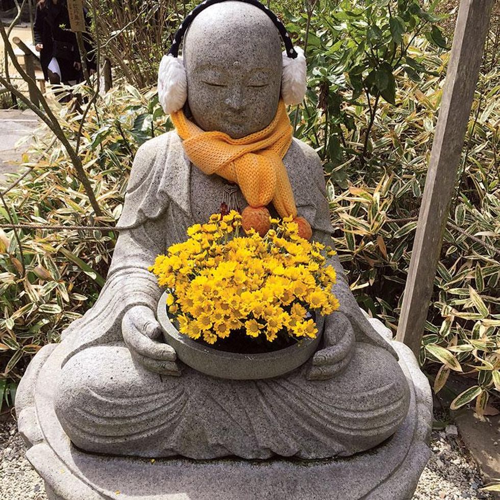 Statue of Ojizosan, protector of travelers.