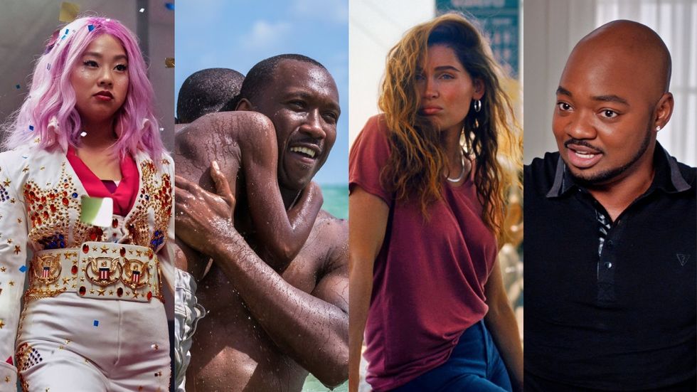 Stephanie Hsu in Everything Everywhere All At Once; Mahershala Ali in Moonlight; Trace Lysette in Monica; Brian Michael Smith in Disclosure