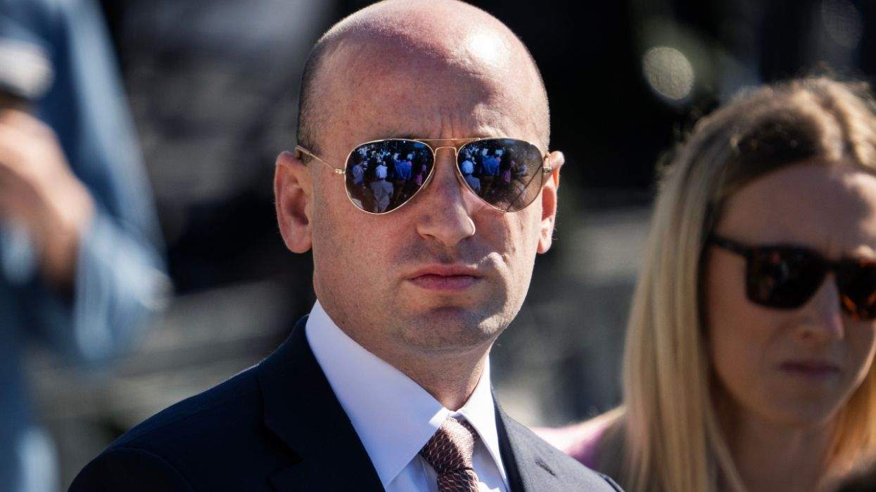 stephen miller wearing sunglasses