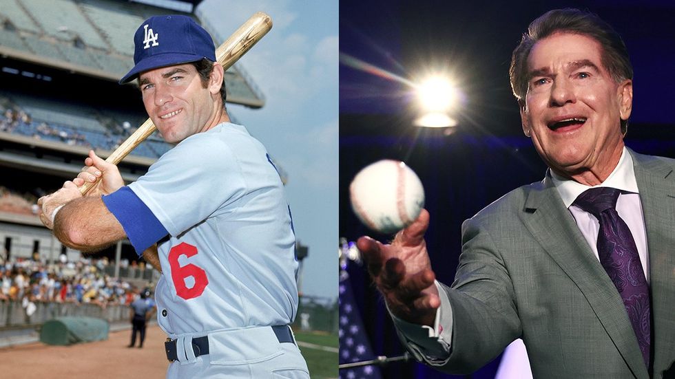 Steve Garvey played baseball for the LA Dodgers and San Diego Padres, and is now CA Senate Candidate