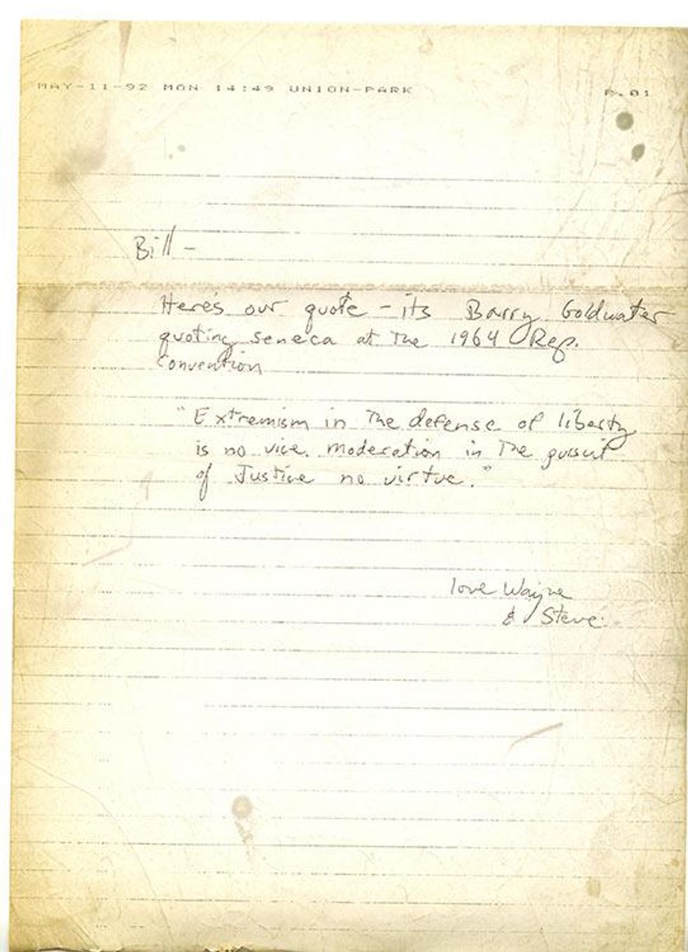 Steve Michael died of complications due to AIDS on May 25, 1998. A Political Funeral for Steve was held in front of the White House on June 4, 1998. Wayne works at the National Health Law Program and lives in Washington, D.C.