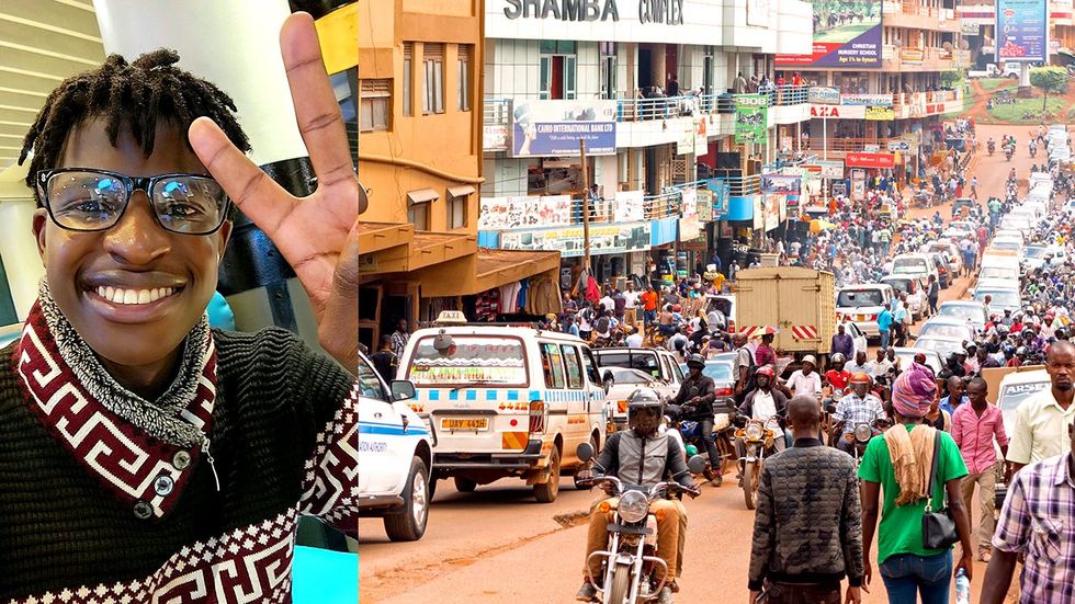 Steven Kabuye Activist Coloured Voices Media Foundation Uganda city center
