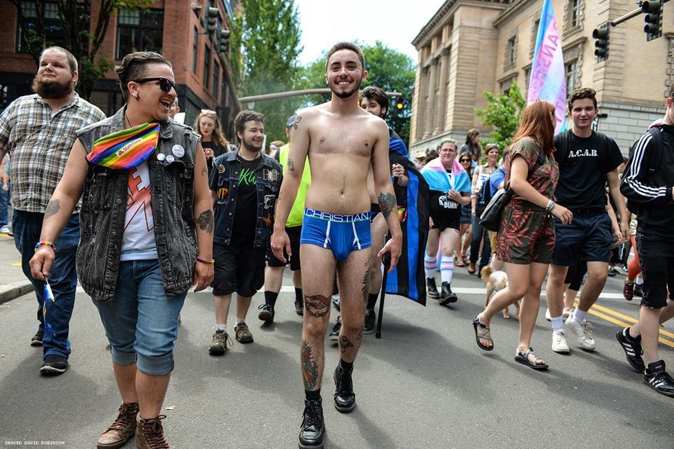 "Still, and more than ever, we organize our community and take the streets with love in our hearts."