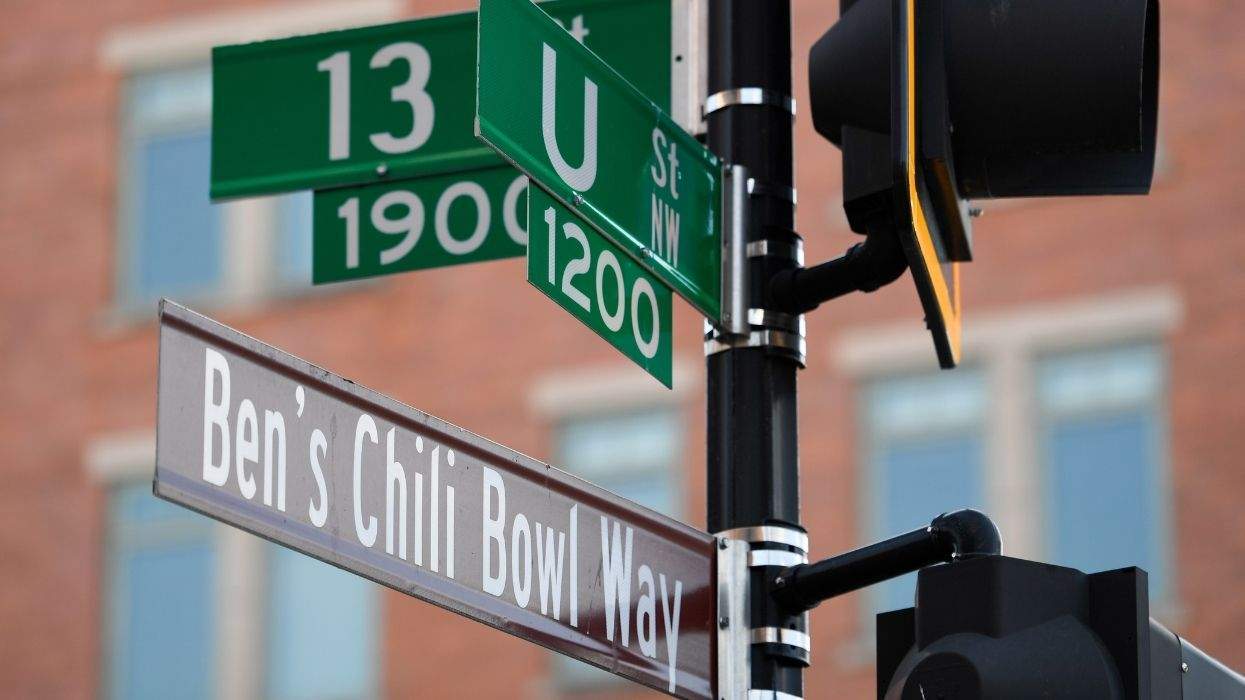 street sign intersection of 13 and U NW in washington, d.c.