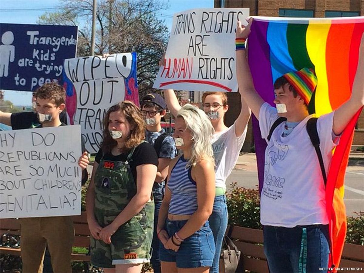 Students Protest Transgender Bill