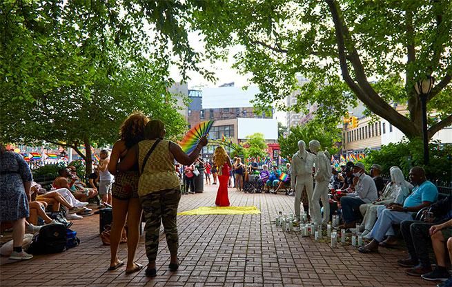 Sunday in Stonewall Park with Steven Menendez