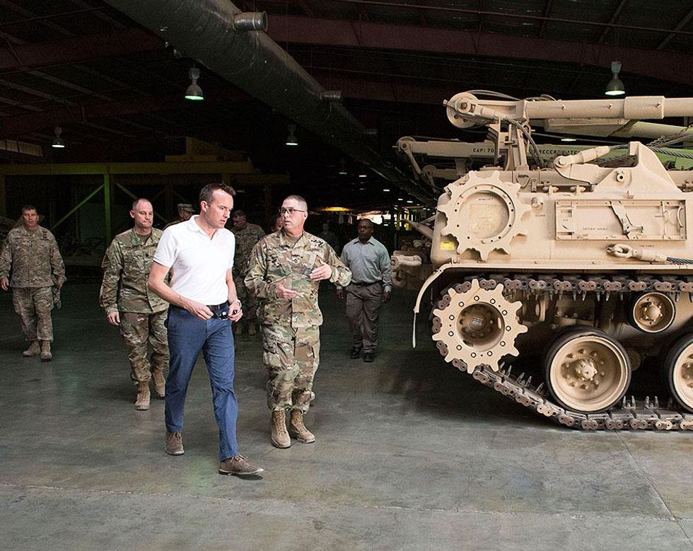 Surveying the scene in Kuwait