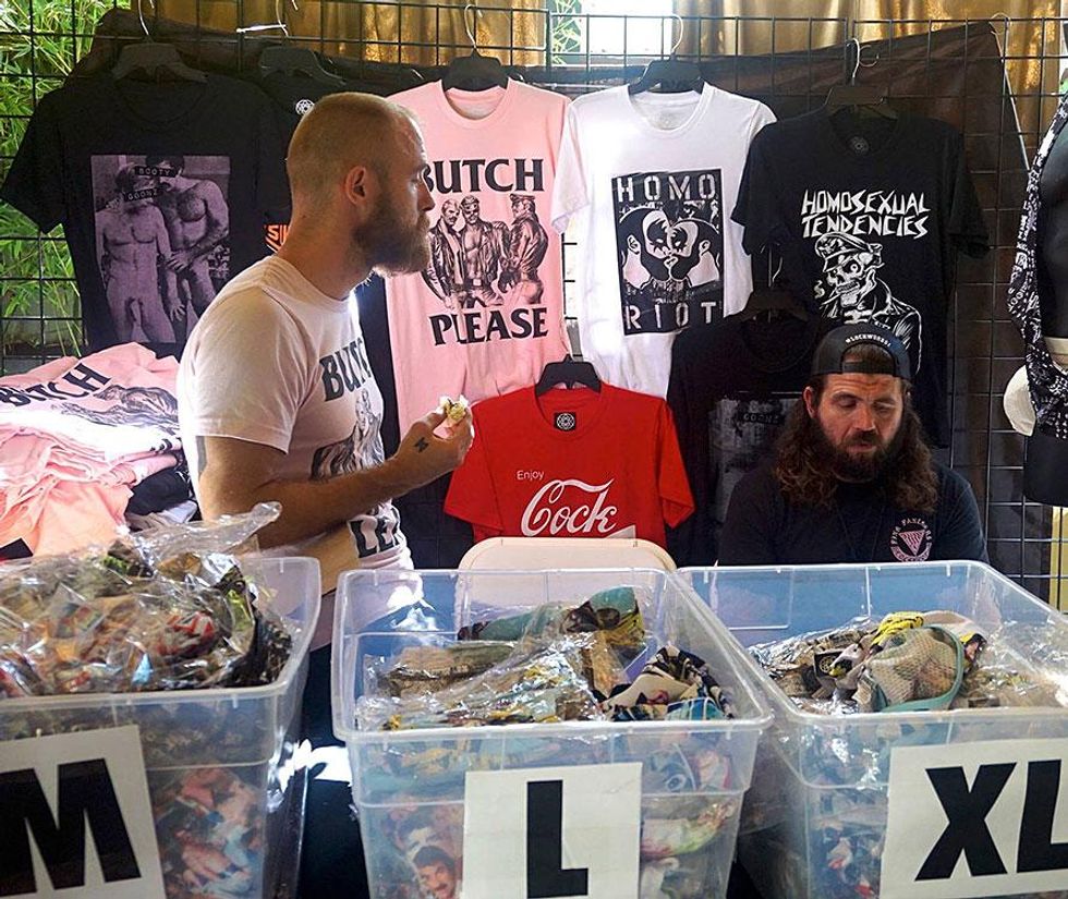 T-shirts with homosexual tendencies.