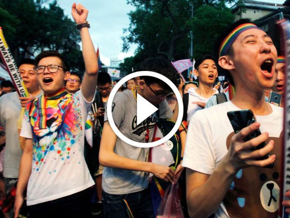 Taiwan Celebrates High Court's Ruling for Same-Sex Marriage
