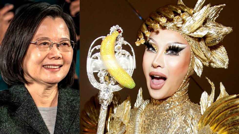 RuPaul’s Drag Race winner performs for Taiwan’s president