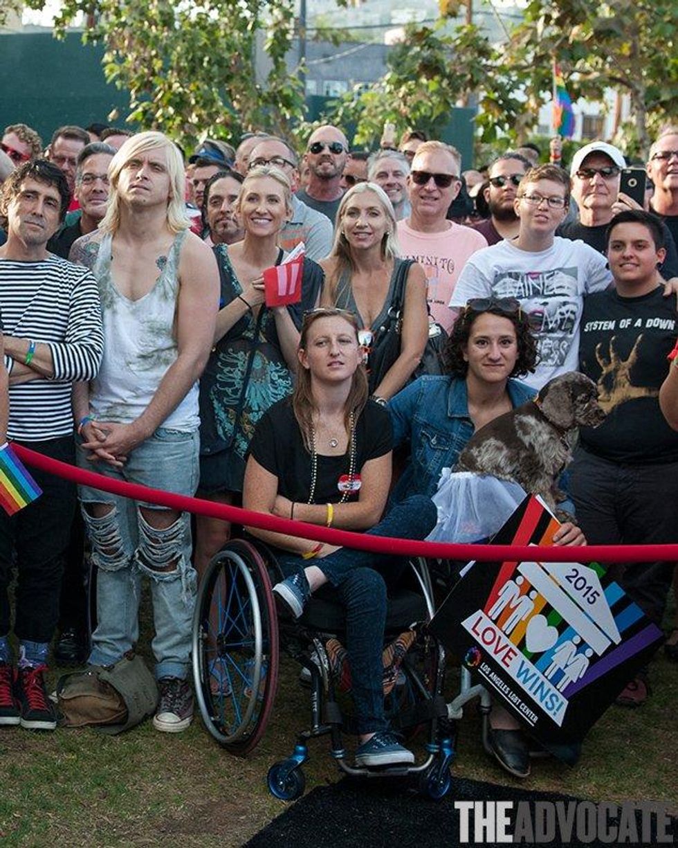 Taking in the moment.