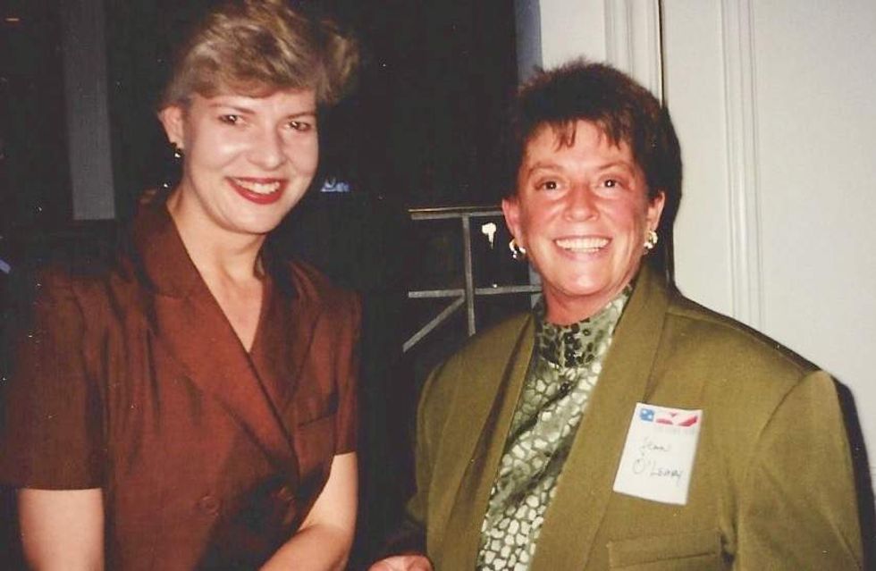 Tammy Baldiwin and Jean O'Leary