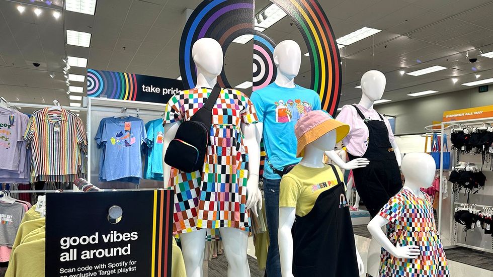 Target Store LGBTQ Pride Merchandise Display