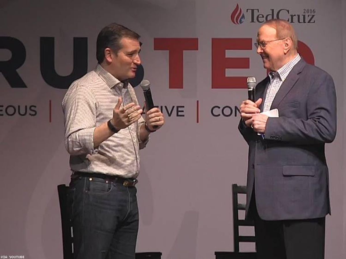 Ted Cruz and James Dobson