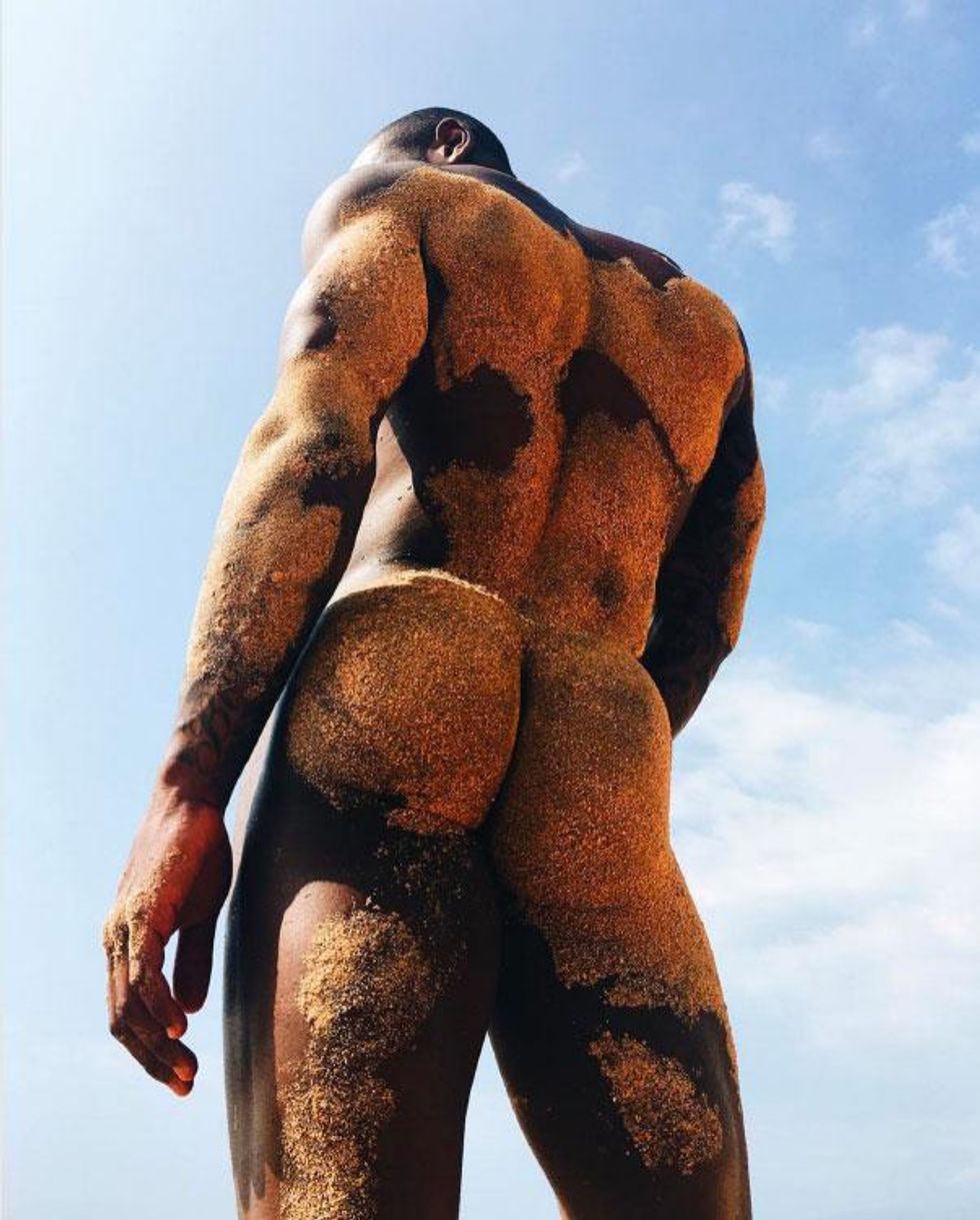 Tell us what you think is great an good about being free enough to share images of yourself online with very little clothing on? Cause we think it's great and good.