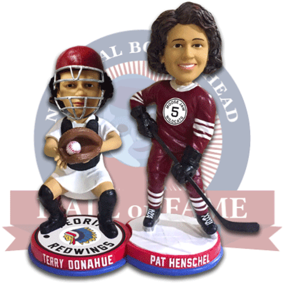 Terry Donahue and Pat Henschel Bobbleheads