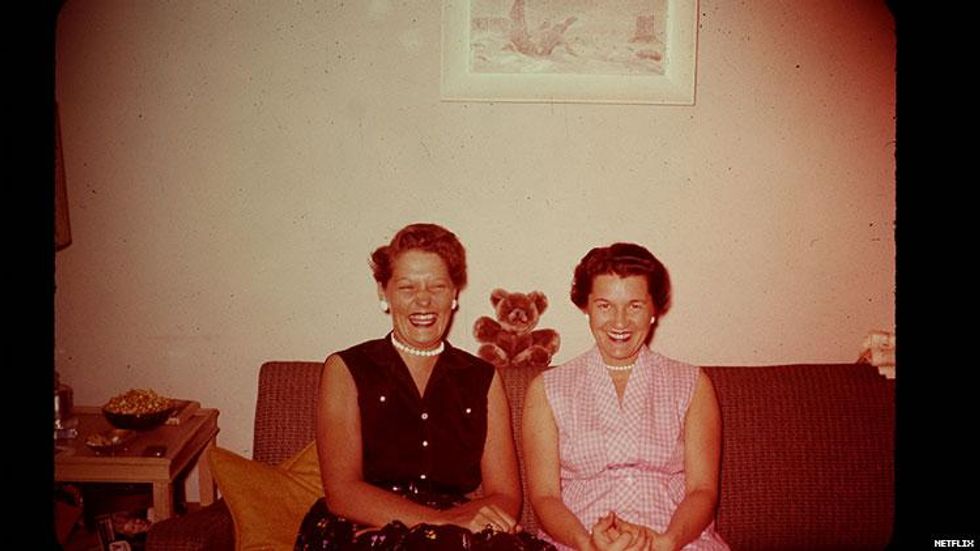 Terry Donahue and Pat Henschel