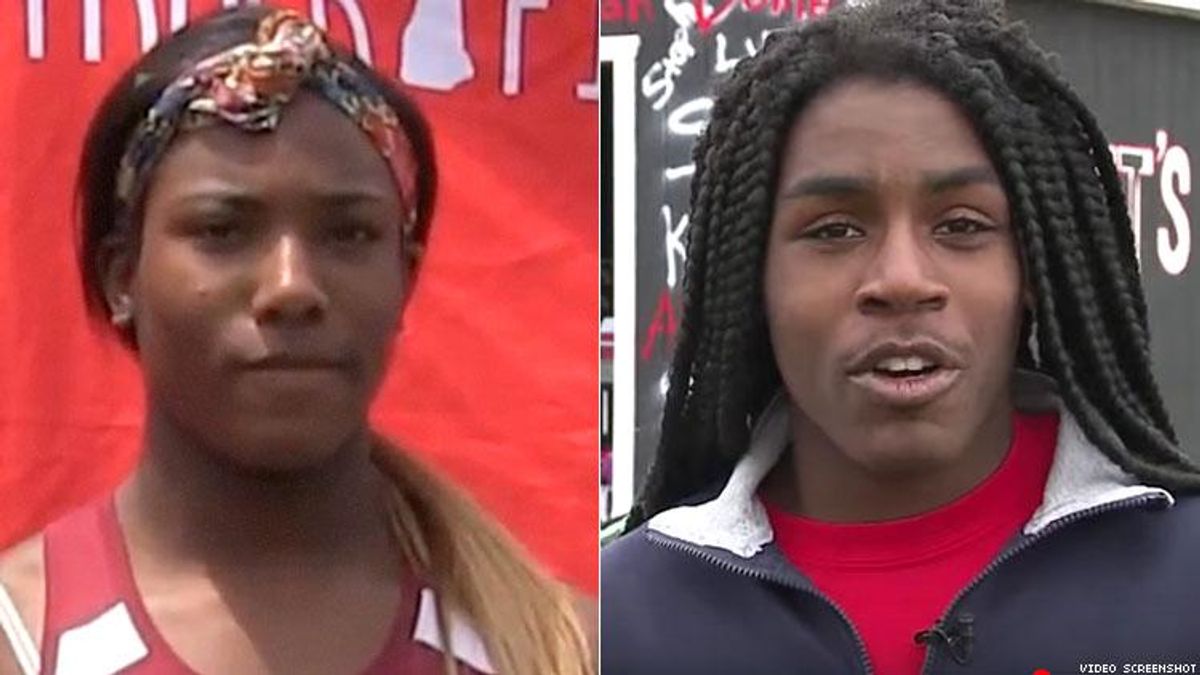 Terry Miller and Andraya Yearwood, both transgender women, gain victories in state championship for girls track and field in Connecticut.