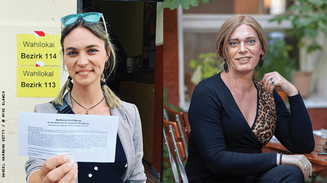 Tessa Ganserer and Nyke Slawik