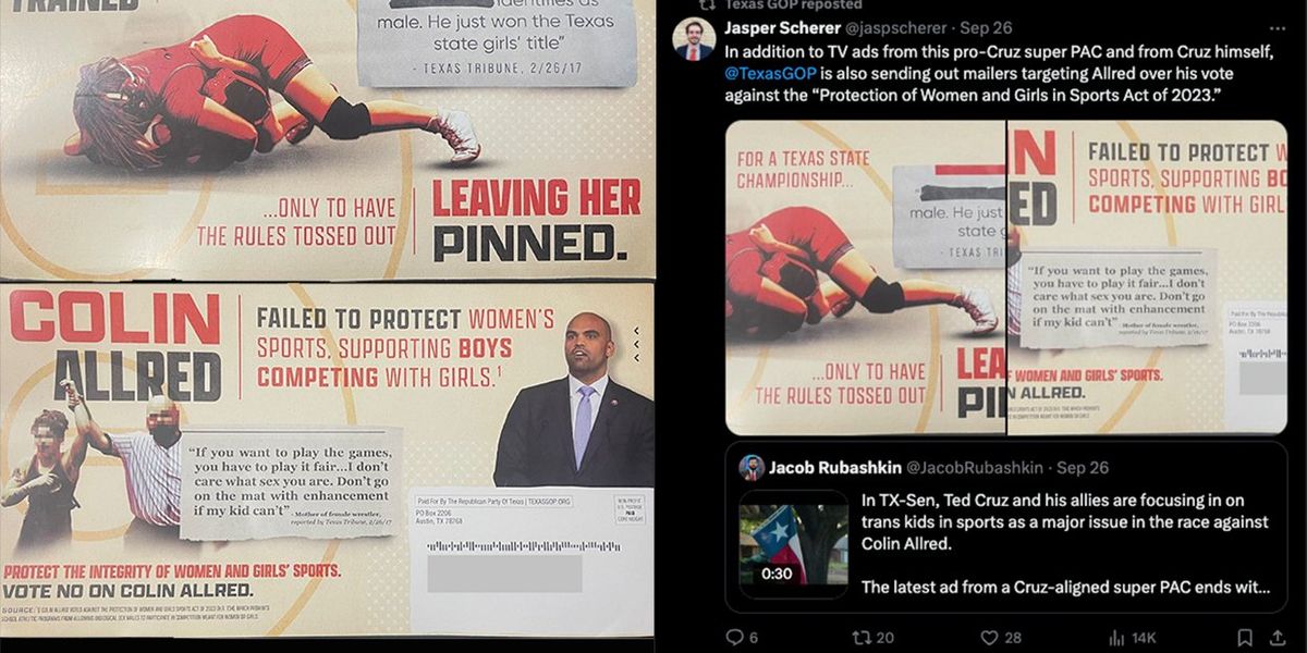https://www.advocate.com/election/texas-gop-colin-allred-transgender social preview image